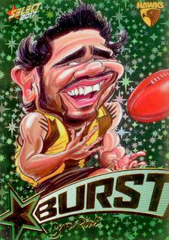 2017 Select Footy Stars - Starburst Caricatures #SB39 Cyril Rioli Front